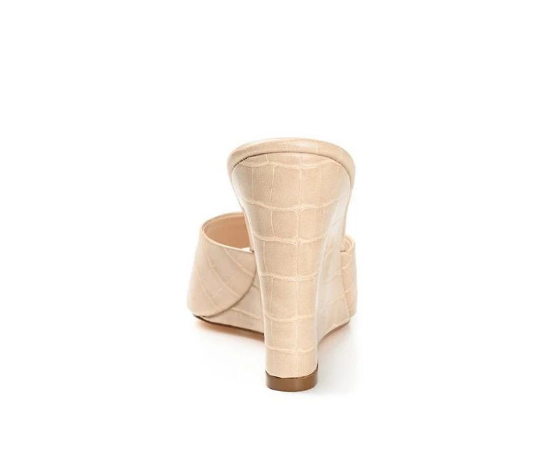 Women's Journee Collection Vivvy Wedge Dress Sandals
