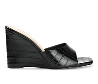 Women's Journee Collection Vivvy Wedge Dress Sandals