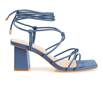 Women's Journee Collection Harpr Block Heel Dress Sandals