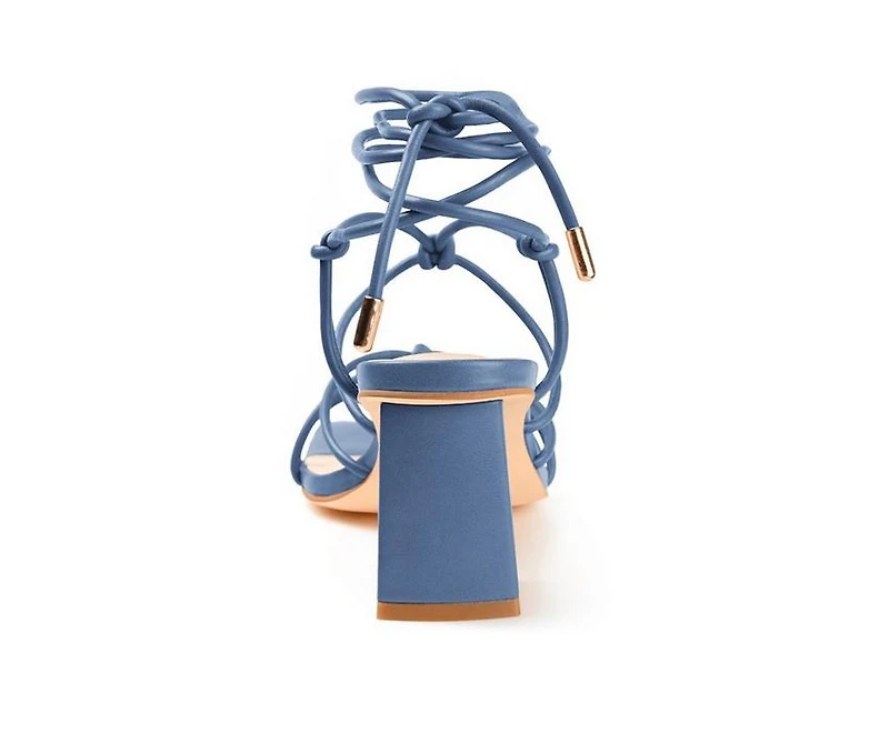 Women's Journee Collection Harpr Block Heel Dress Sandals