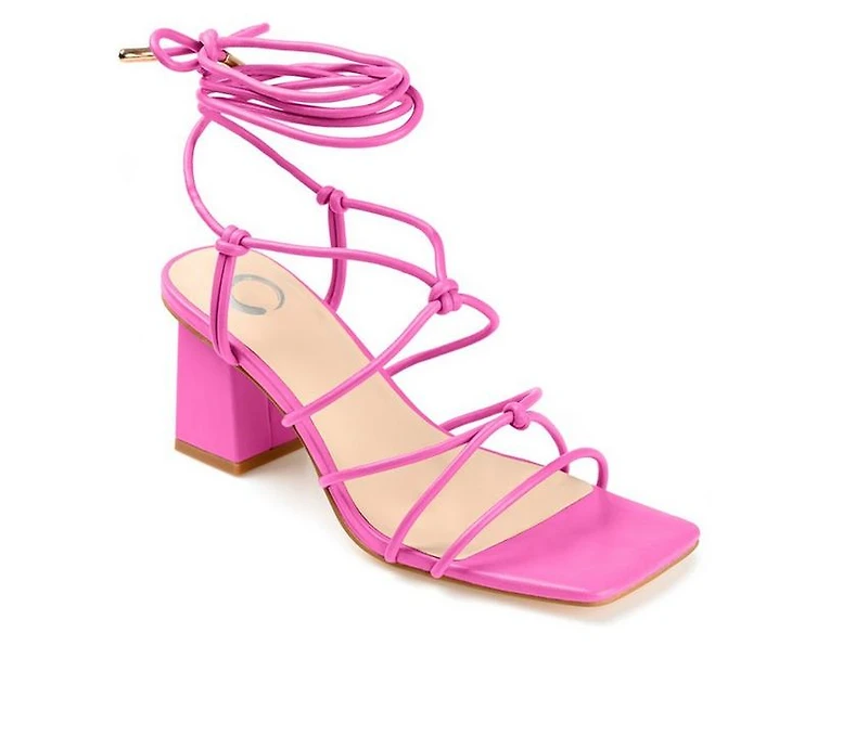 Women's Journee Collection Harpr Block Heel Dress Sandals