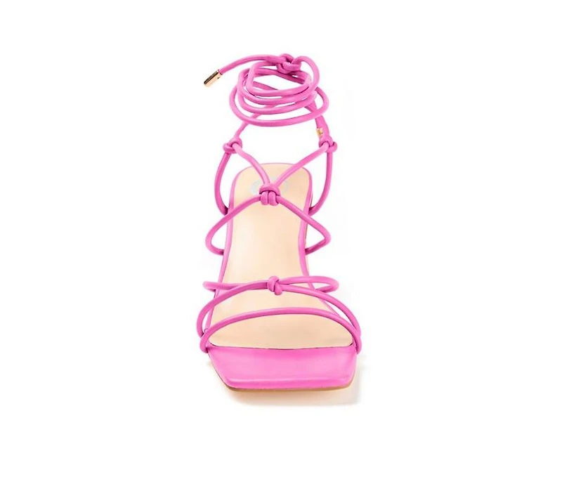 Women's Journee Collection Harpr Block Heel Dress Sandals