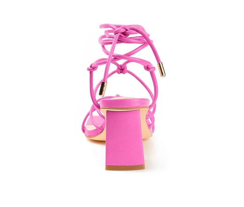 Women's Journee Collection Harpr Block Heel Dress Sandals