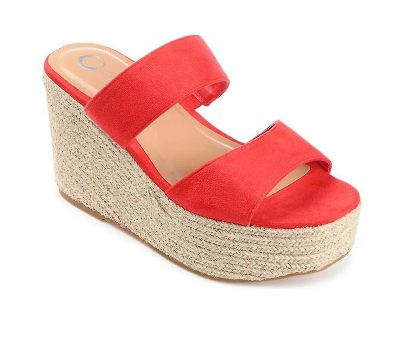 Women's Journee Collection Ilyana Espadrille Platform Wedge