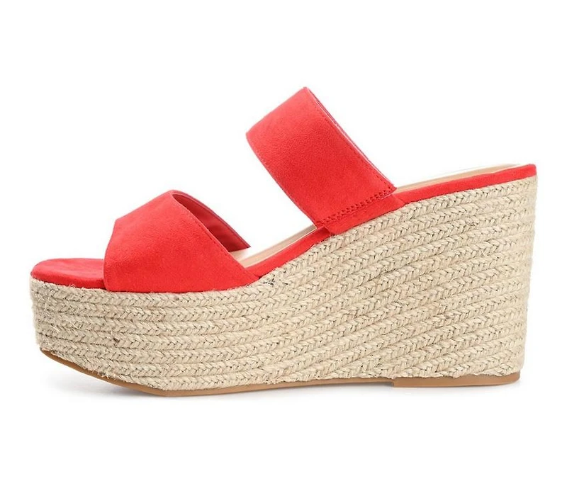 Women's Journee Collection Ilyana Espadrille Platform Wedge