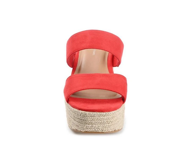 Women's Journee Collection Ilyana Espadrille Platform Wedge