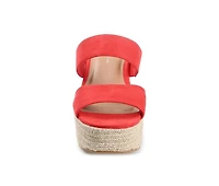 Women's Journee Collection Ilyana Espadrille Platform Wedge