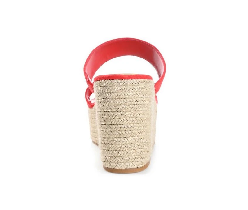 Women's Journee Collection Ilyana Espadrille Platform Wedge