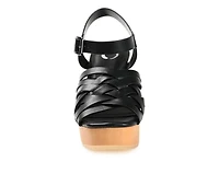 Women's Journee Collection Addisyn Platform Block Heel Sandals