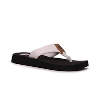 Women's Yellow Box Cocoa Flip-Flops