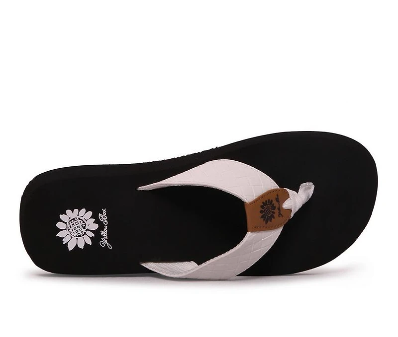 Women's Yellow Box Cocoa Flip-Flops