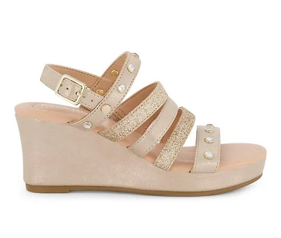 Girls' Kenneth Cole Little Kid & Big Kid Anastasia Glam Wedge Sandals