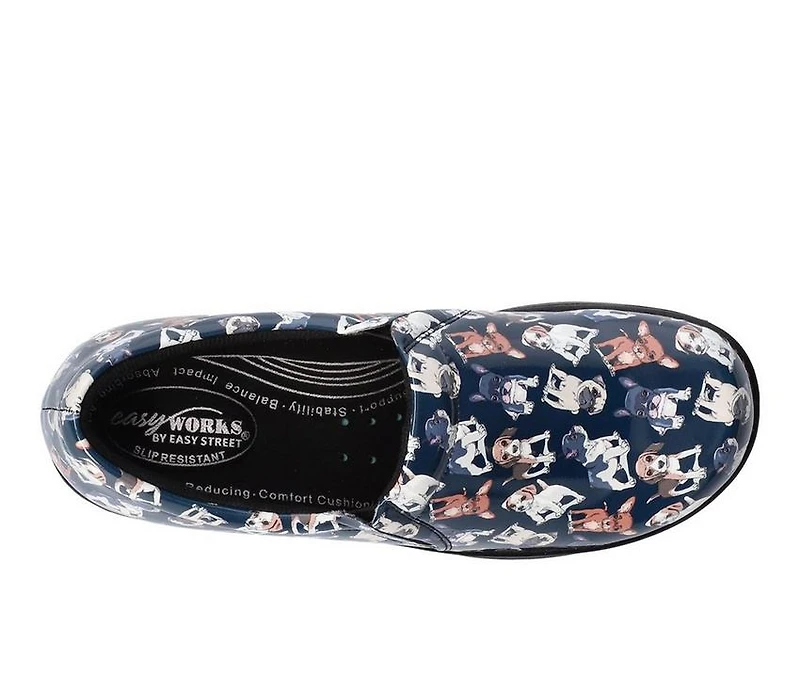 Women's Easy Works by Street Tiffany Navy Puppies Slip Resistant Shoes