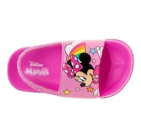 Girls' Disney Toddler & Little Kid Minnie Stars Footbed Sandals