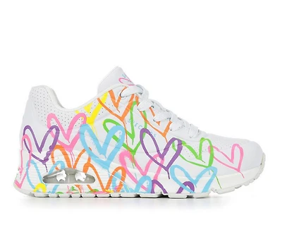 Women's Skechers Street Uno Highlight Love 177981 Wedge Sneakers