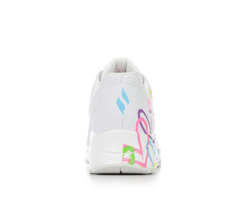 Women's Skechers Street Uno Highlight Love 177981 Wedge Sneakers