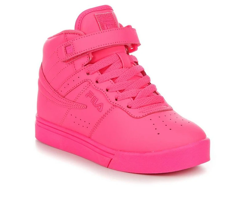 Girls' Fila Little Kid & Big Vulc 13 Knockout High-Top Sneakers