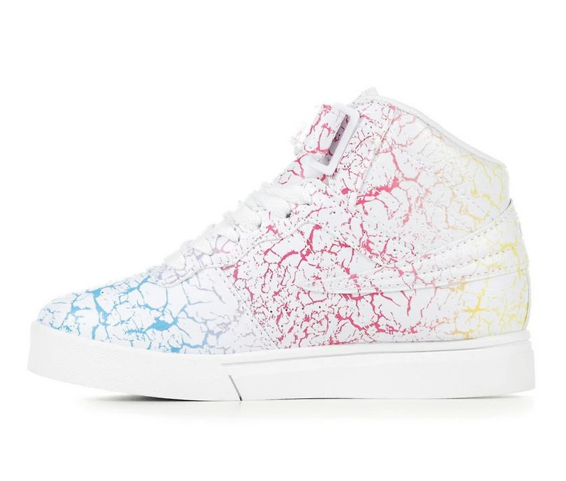 Girls' Fila Little Kid & Big Vulc 13 Crackle Flag High-Top Sneakers