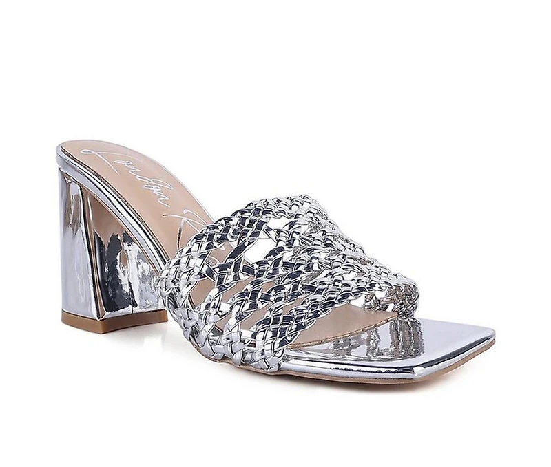 Women's London Rag Adorbs Block Heel Dress Sandals