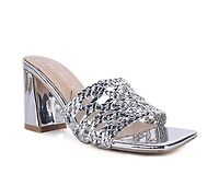 Women's London Rag Adorbs Block Heel Dress Sandals