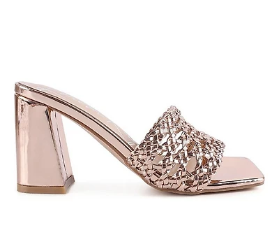 Women's London Rag Adorbs Block Heel Dress Sandals