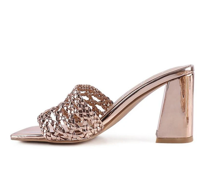 Women's London Rag Adorbs Block Heel Dress Sandals