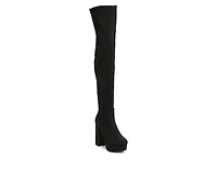 Women's London Rag Bubble Platform Knee High Boots