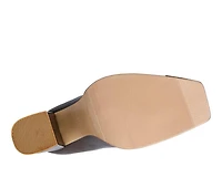 Women's London Rag Flower Blade Block Heel Booties