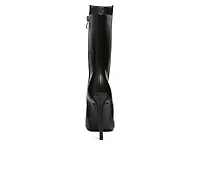 Women's London Rag Twitch Mid Calf Stiletto Booties