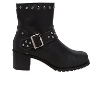 Women's RideTecs 6" Heeled Buckle Biker Booties