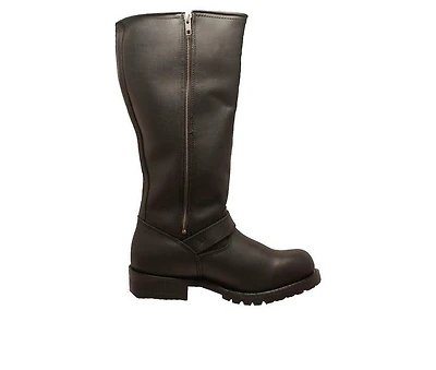 RideTecs 16" Engineer Zipper Biker Boots