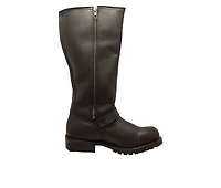 RideTecs 16" Engineer Zipper Biker Boots