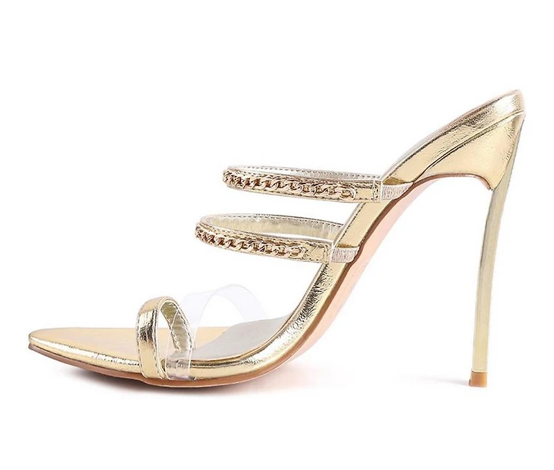Women's London Rag Tickle Stiletto Dress Sandals