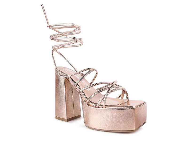 Women's London Rag Anvil Platform Block Heels