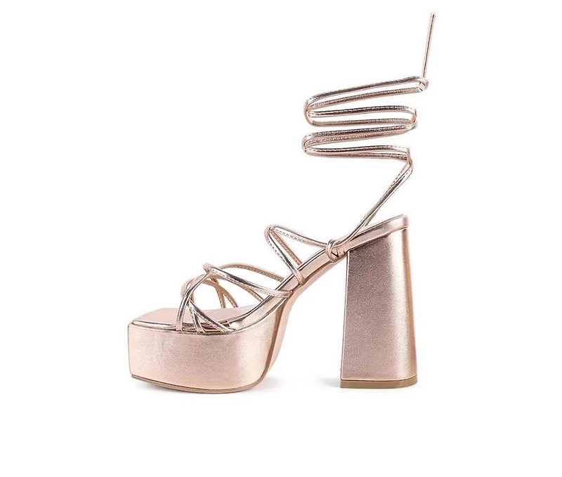 Women's London Rag Anvil Platform Block Heels