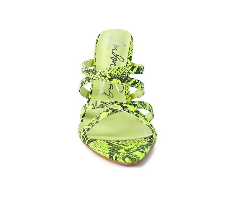 Women's London Rag Nightclub Stiletto Dress Sandals