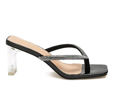 Women's London Rag Litchi Dress Sandals