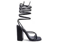 Women's London Rag Dance Block Heel Dress Sandals