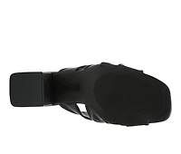 Women's London Rag Knope Block Heel Dress Sandals