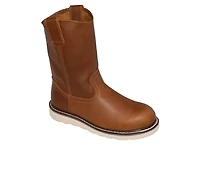 Men's AdTec 8" Side Zip Compost Toe Wellington Work Boots