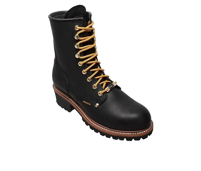 Men's AdTec 9" Waterproof Logger Oiled Work Boots