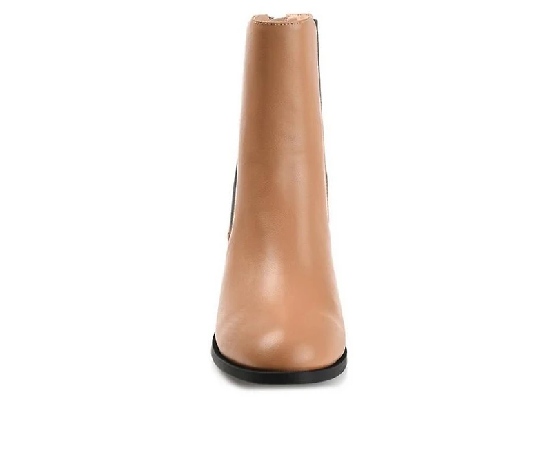 Women's Journee Collection Tayshia Block Heel Chelsea Booties