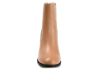 Women's Journee Collection Tayshia Block Heel Chelsea Booties