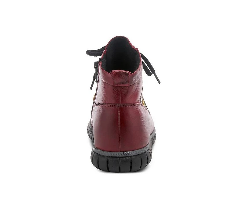Women's SPRING STEP Mambo Lace Up Sneaker Booties