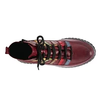 Women's SPRING STEP Mambo Lace Up Sneaker Booties