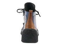 Women's SPRING STEP Yeba Lace Up Booties
