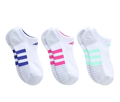 Adidas 3 Pack Cushion 3.0 No Show Socks