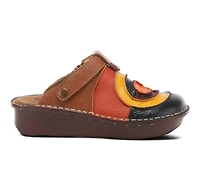 Women's SPRING STEP Lollipop Wedge Clogs