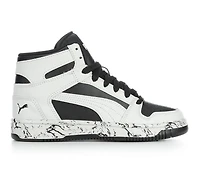 Boys' Puma Big Kid Rebound Lay Up Mid Marble Basketball Sneakers