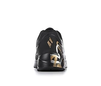 Girls' Skechers Street Little Kid & Big Uno Lite Heart Metallic Wedge Sneakers